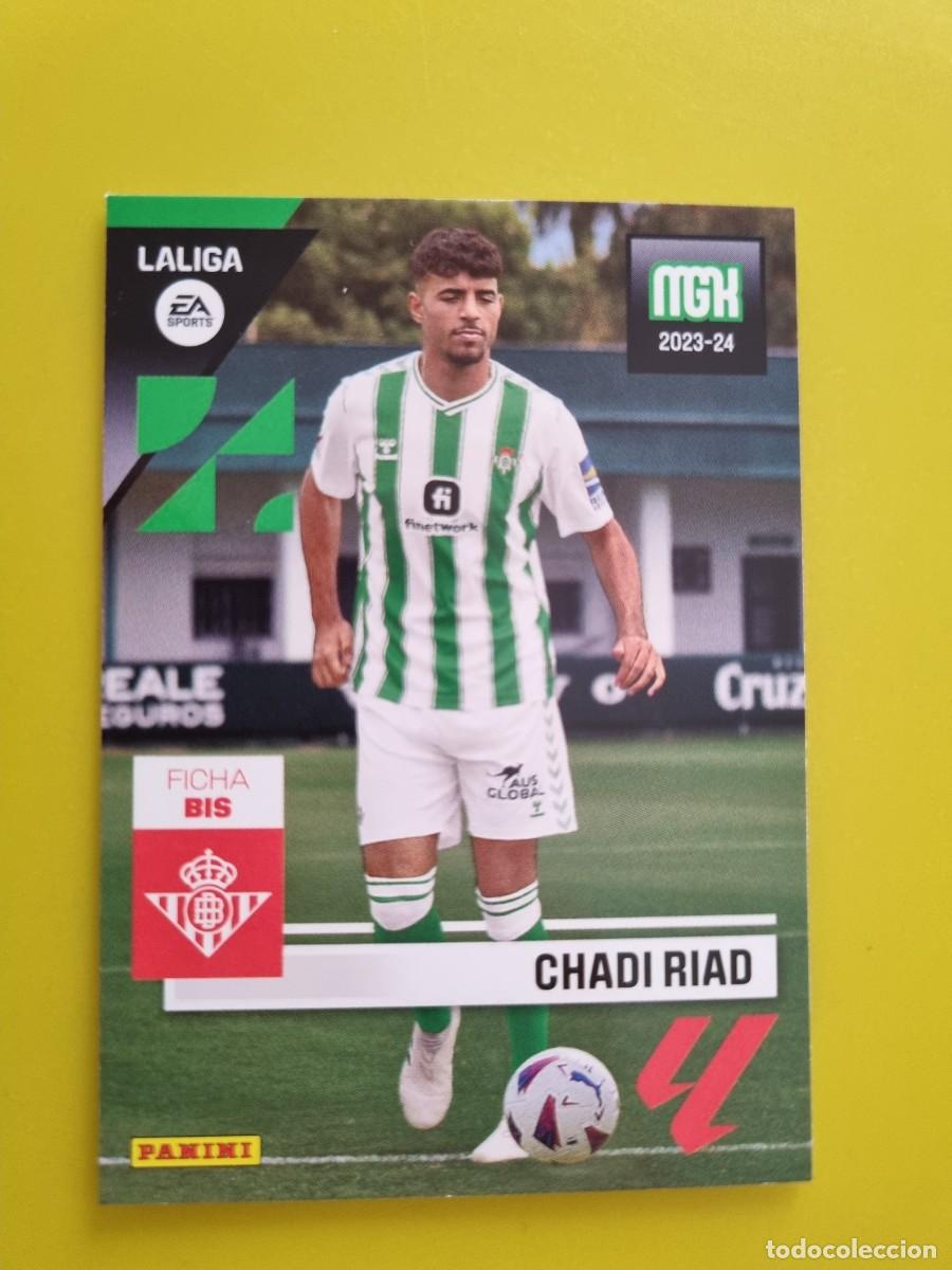 Cromos de f&uacute;tbol: CROMO FUTBOL MEGACRACKS 114 BIS CHADI RIAD REAL BETIS 23 24 2023 2024 AR1026