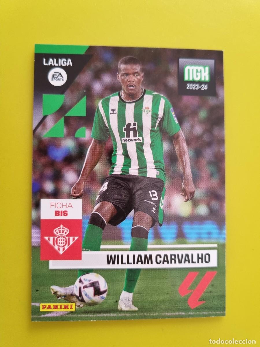 Cromos de f&uacute;tbol: CROMO FUTBOL MEGACRACKS 119 BIS WILLIAM CARVALHO REAL BETIS 23 24 2023 2024 AR1026