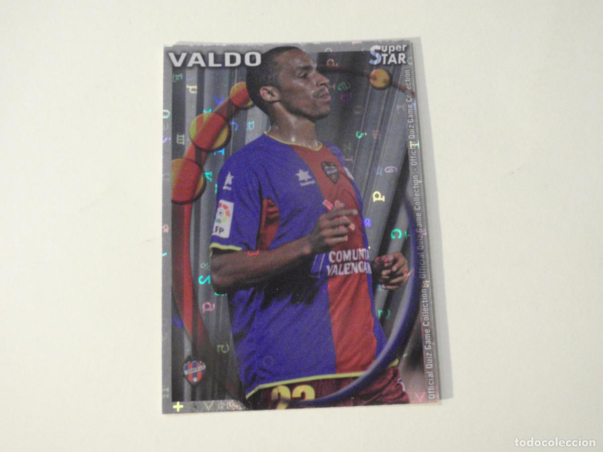 Cromos de f&uacute;tbol: 540 VALDO Levante SUPERSTAR LETRAS. MUNDICROMO 2010 2011 LAS FICHAS QUIZ DE LA LIGA. 10 11