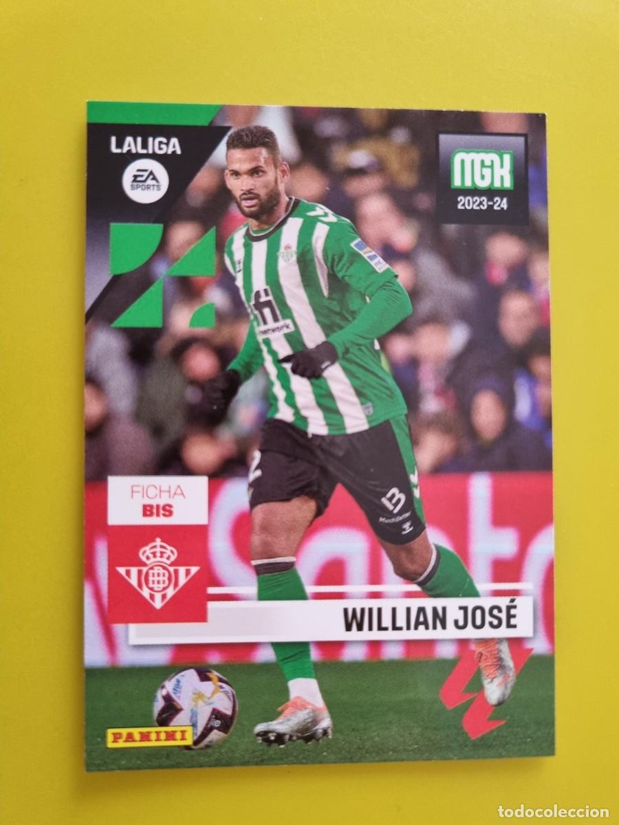 Cromos de f&uacute;tbol: CROMO FUTBOL MEGACRACKS 124 BIS WILLIAN JOSE REAL BETIS 23 24 2023 2024 AR1026