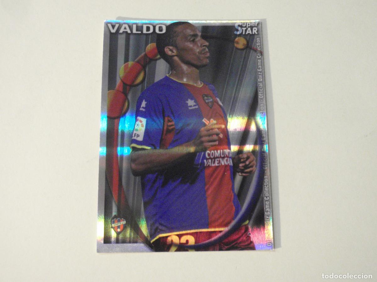 Cromos de f&uacute;tbol: 540 VALDO Levante SUPERSTAR BRILLO HORIZONTAL MUNDICROMO 2010 2011 LAS FICHAS QUIZ DE LA LIGA. 10 11