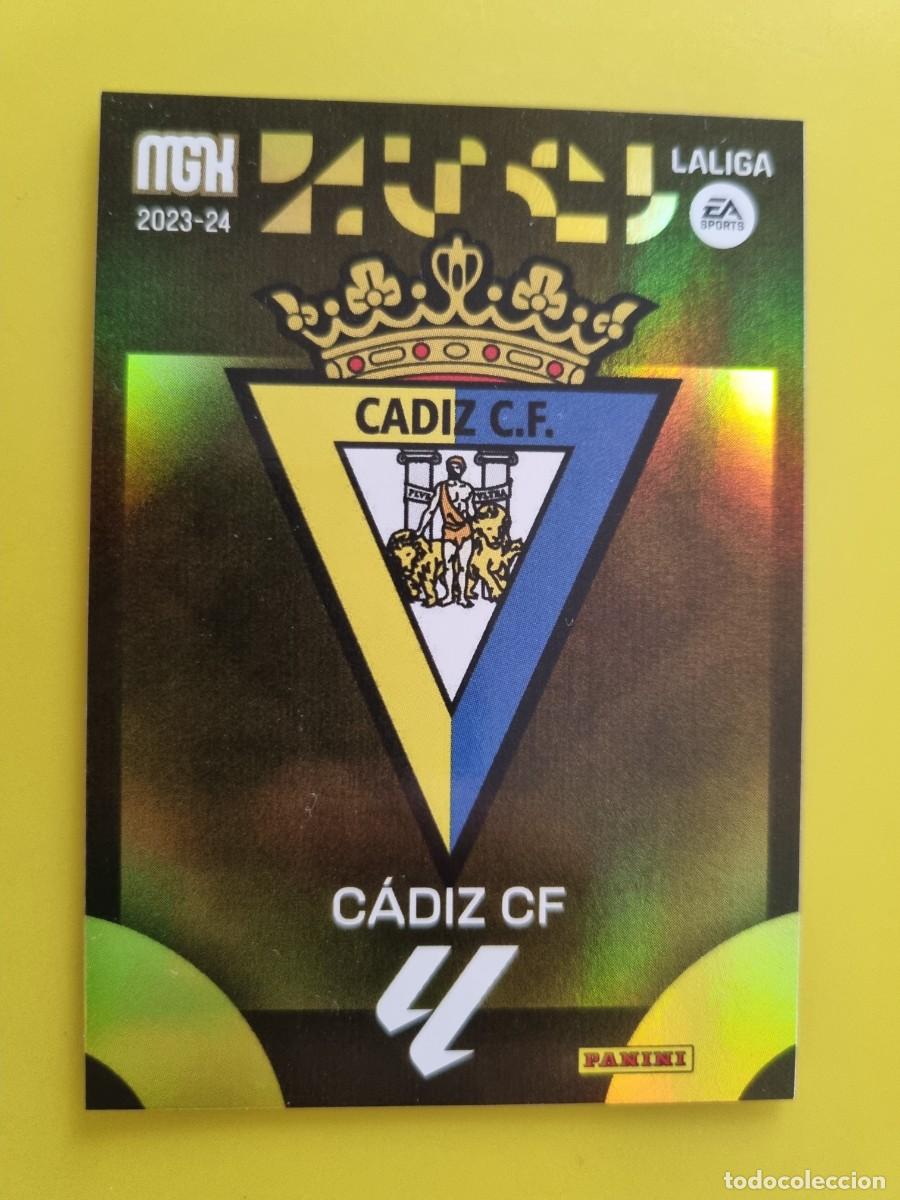 Cromos de f&uacute;tbol: CROMO FUTBOL MEGACRACKS 127 ESCUDO CADIZ CF 23 24 2023 2024 AR1026