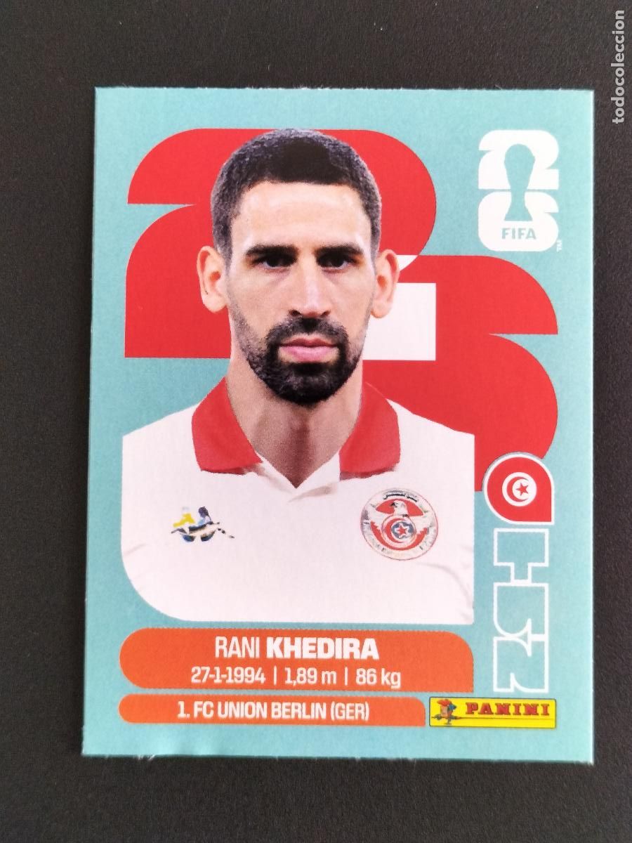 Cromos de f&uacute;tbol: TUN EXTRA RANI KHEDIRA TUNEZ CROMOS STICKER UPDATE MUNDIAL 26 2026 FIFA WORLD CUP PANINI