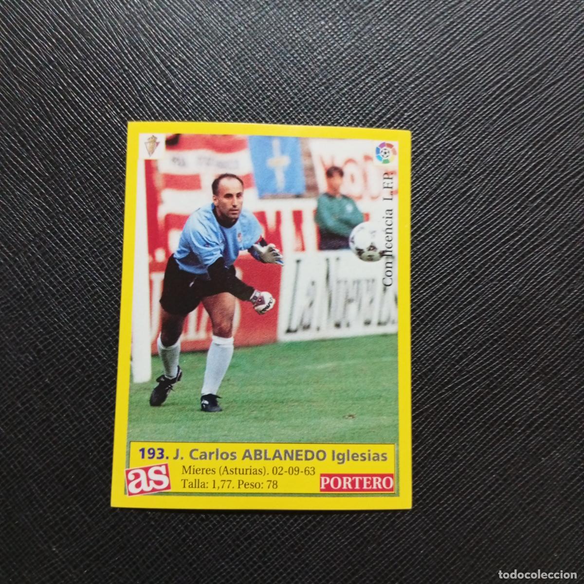 Cromos de f&uacute;tbol: 193 ABLANEDO SPORTING GIJON AS 1995 1996 CROMO FUTBOL LIGA 95 96 - SIN PEGAR - A96 PG451