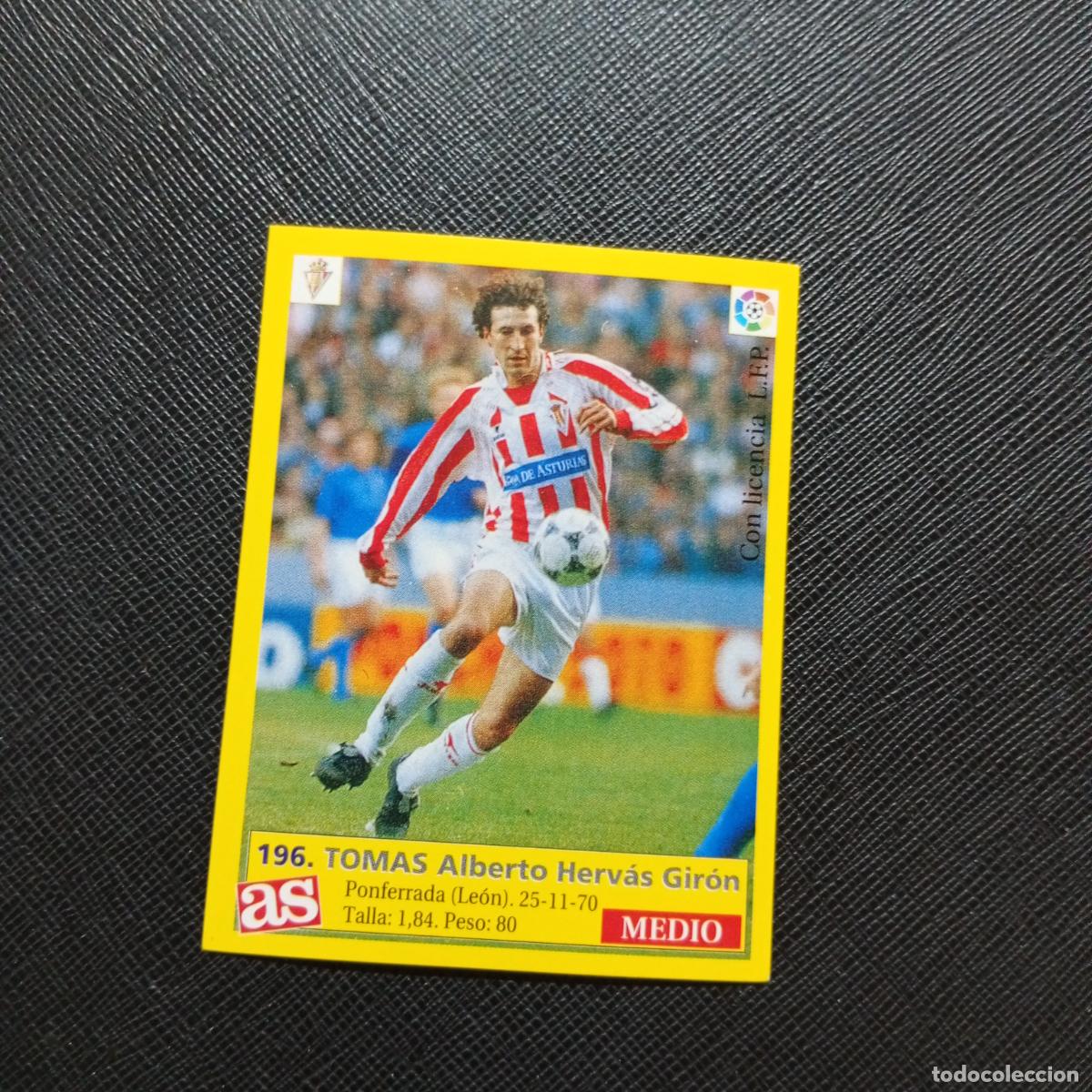 Cromos de Futebol: 196 TOMAS SPORTING GIJON AS 1995 1996 CROMO FUTBOL LIGA 95 96 - SIN PEGAR - A96 PG460