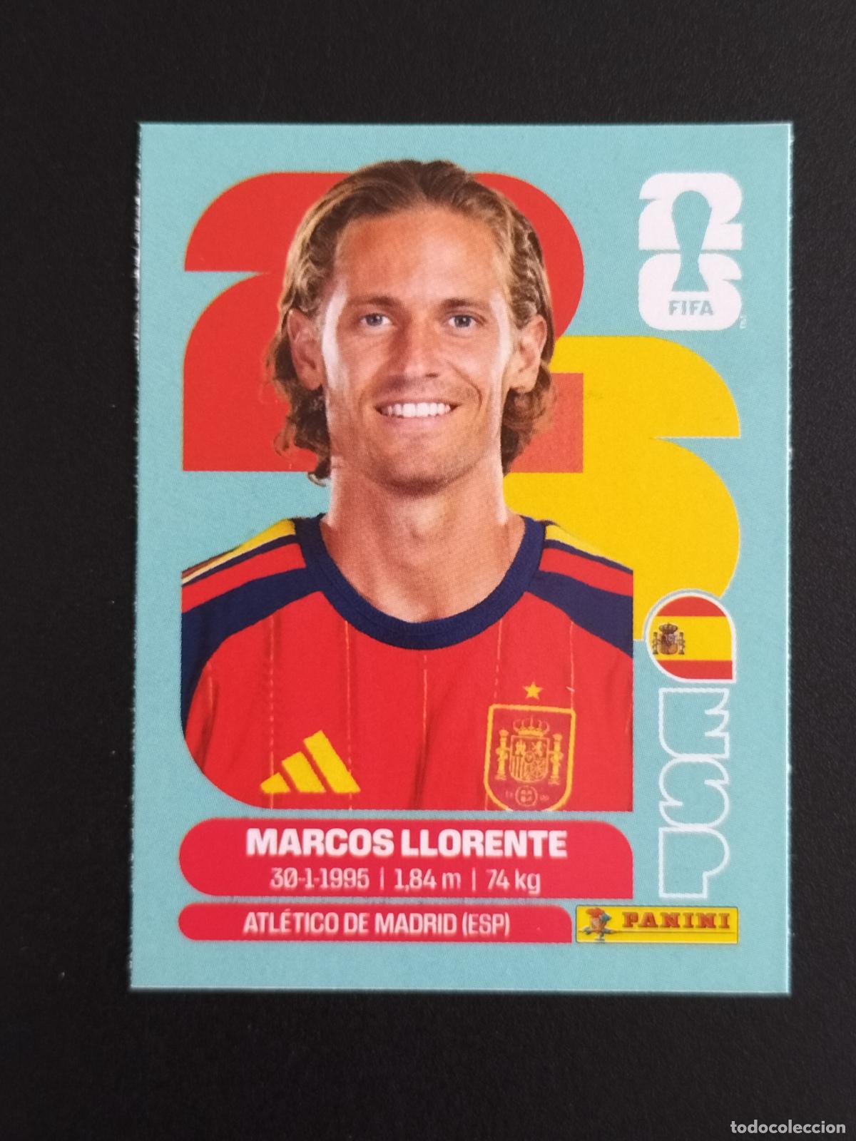 Cartes &agrave; collectionner de Football: ESP J2 EXTRA JUGON MARCOS LLORENTE ESPA&Ntilde;A STICKER UPDATE MUNDIAL 26 2026 FIFA WORLD CUP PANINI