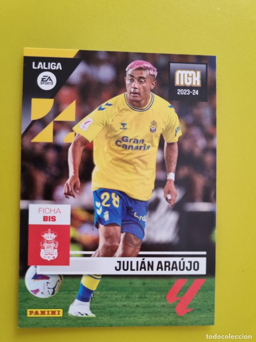 Cromos de f&uacute;tbol: CROMO FUTBOL MEGACRACKS 220 BIS JULIAN ARAUJO UD LAS PALMAS 23 24 2023 2024 AR1026