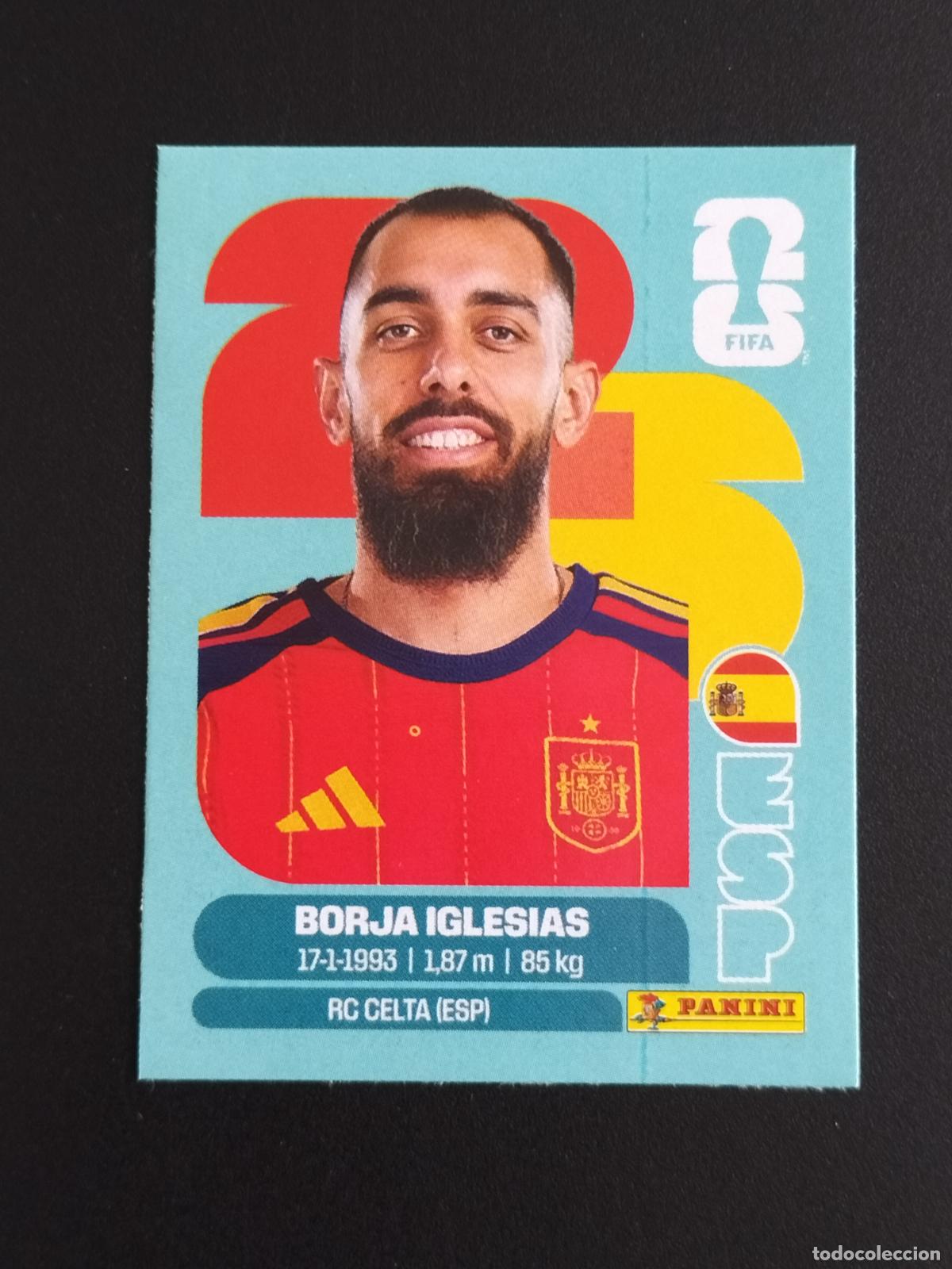 Cromos de f&uacute;tbol: ESP J6 EXTRA JUGON BORJA IGLESIAS ESPA&Ntilde;A STICKER UPDATE MUNDIAL 26 2026 FIFA WORLD CUP PANINI