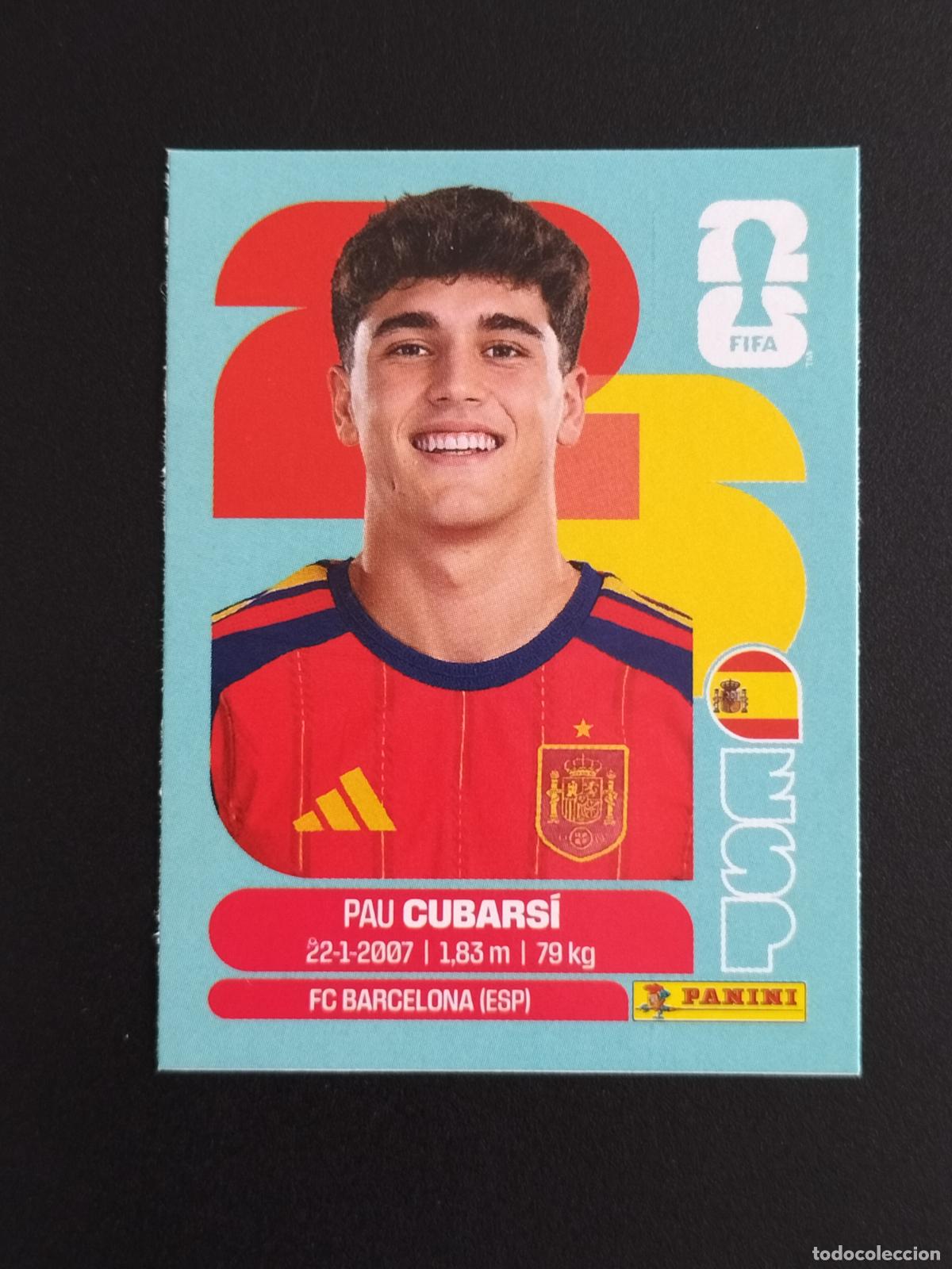 Cromos de f&uacute;tbol: ESP J3 EXTRA JUGON PAU CUBARSI ESPA&Ntilde;A STICKER UPDATE MUNDIAL 26 2026 FIFA WORLD CUP PANINI