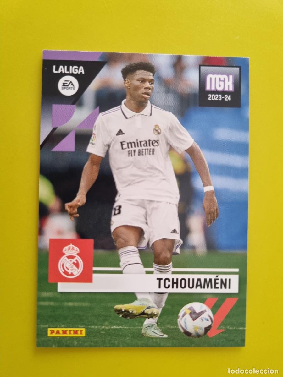 Cromos de f&uacute;tbol: CROMO FUTBOL MEGACRACKS 244 TCHOUAMENI REAL MADRID 23 24 2023 2024 AR1026