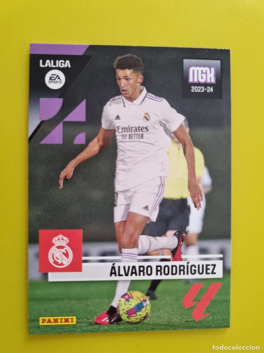 Cromos de f&uacute;tbol: CROMO FUTBOL MEGACRACKS 251 ALVARO RODRIGUEZ REAL MADRID 23 24 2023 2024 AR1026