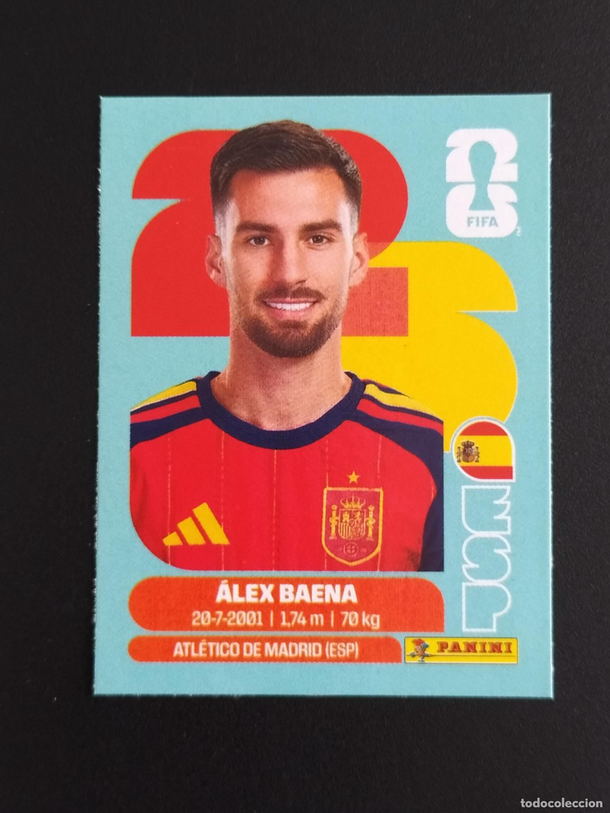 Cromos de f&uacute;tbol: ESP J5 EXTRA JUGON ALEX BAENA ESPA&Ntilde;A STICKER UPDATE MUNDIAL 26 2026 FIFA WORLD CUP PANINI