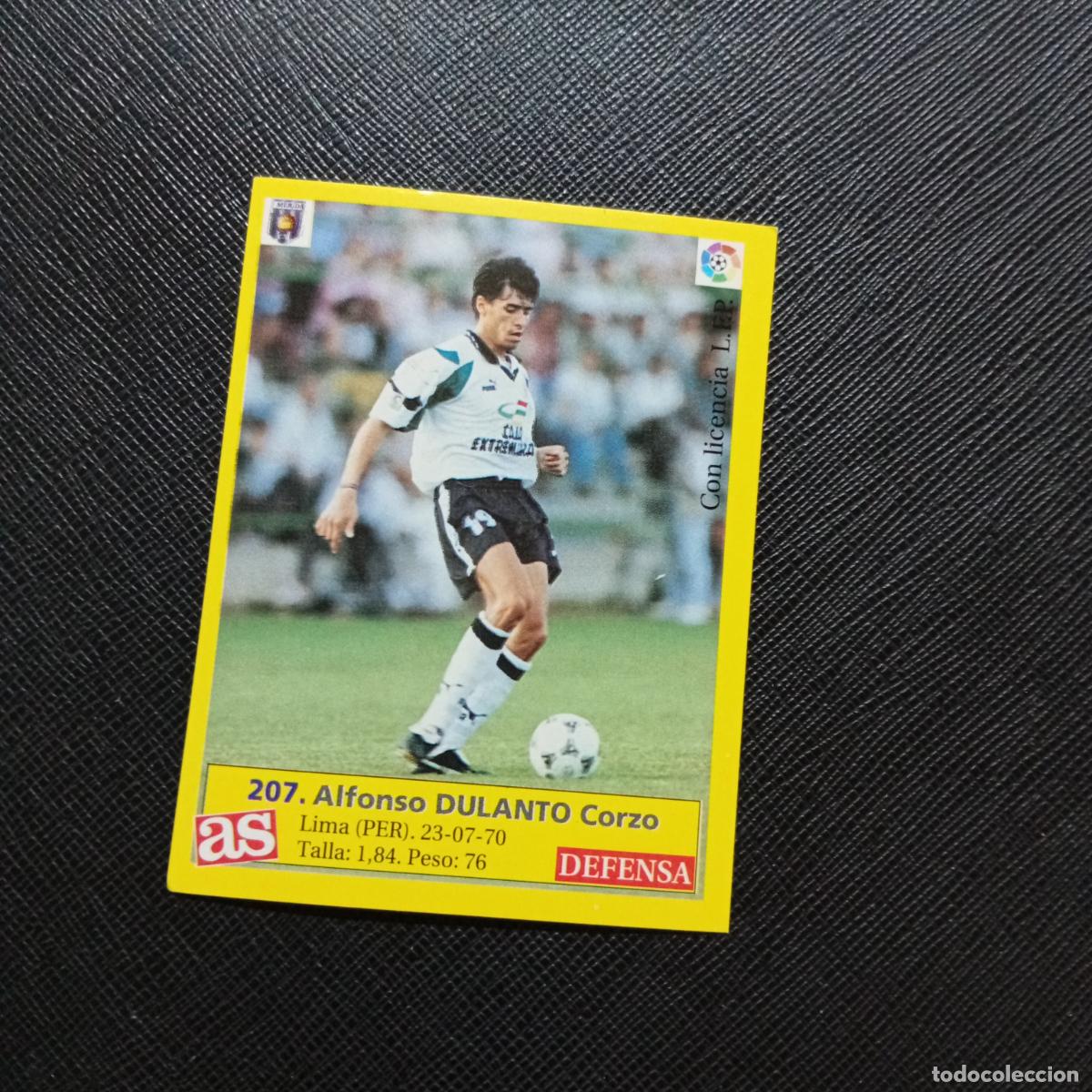 Cromos de f&uacute;tbol: 207 DULANTO MERIDA AS 1995 1996 CROMO FUTBOL LIGA 95 96 - SIN PEGAR - A96 PG487