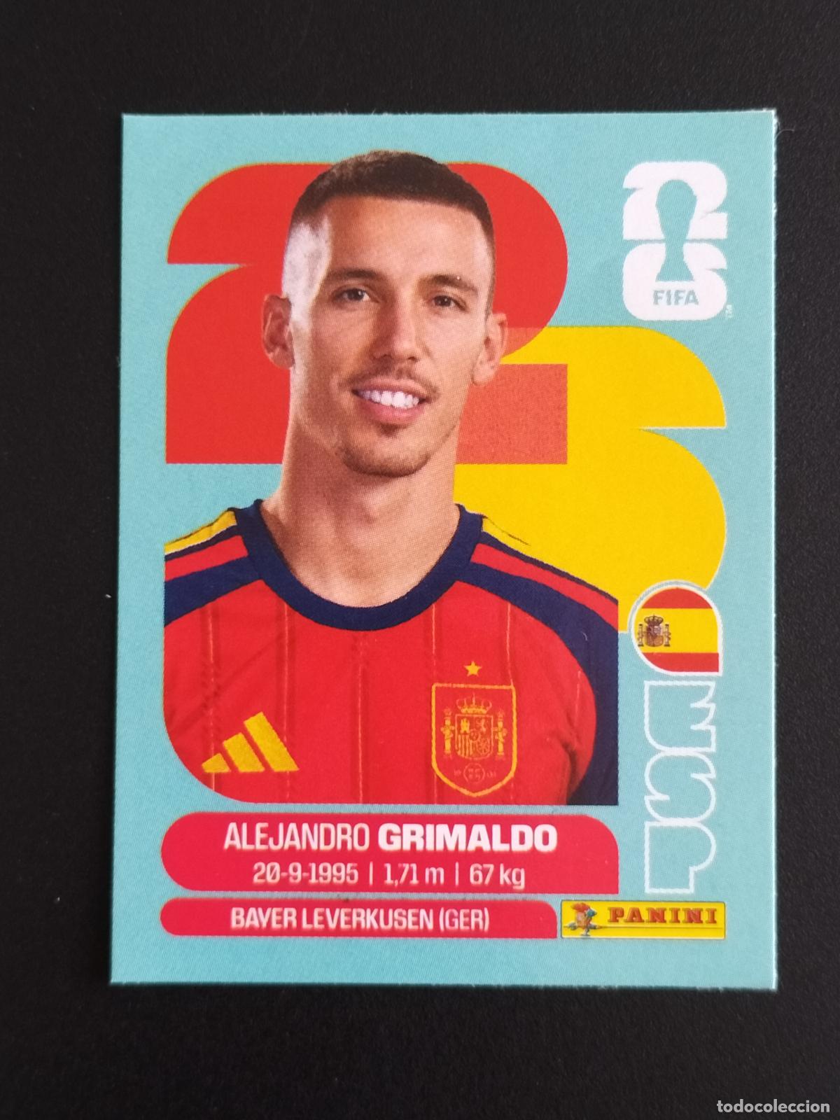 Cromos de f&uacute;tbol: ESP J4 EXTRA JUGON ALEJANDRO GRIMALDO ESPA&Ntilde;A STICKER UPDATE MUNDIAL 26 2026 FIFA WORLD CUP PANINI