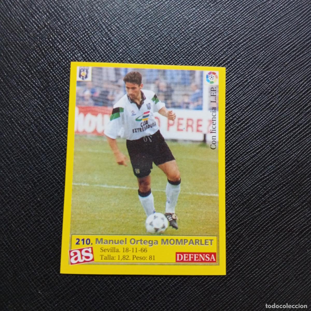 Cromos de f&uacute;tbol: 210 MOMPARLET MERIDA AS 1995 1996 CROMO FUTBOL LIGA 95 96 - SIN PEGAR - A96 PG505