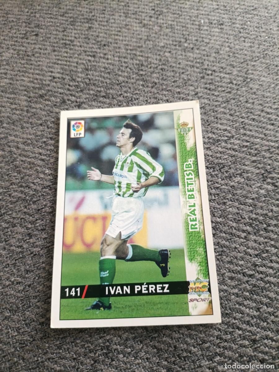 Cromos de f&uacute;tbol: Iv&aacute;n P&eacute;rez Betis mundicromo 98/99