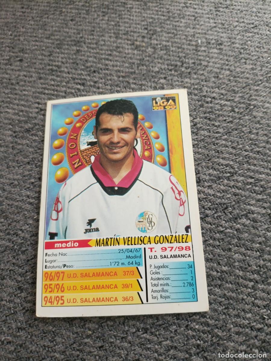 Cromos de f&uacute;tbol: Vellisca Salamanca mundicromo 98/99 - Foto 2
