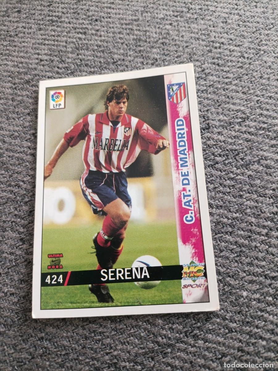 Cromos de f&uacute;tbol: Serena Atl&eacute;tico de Madrid mundicromo 98/99