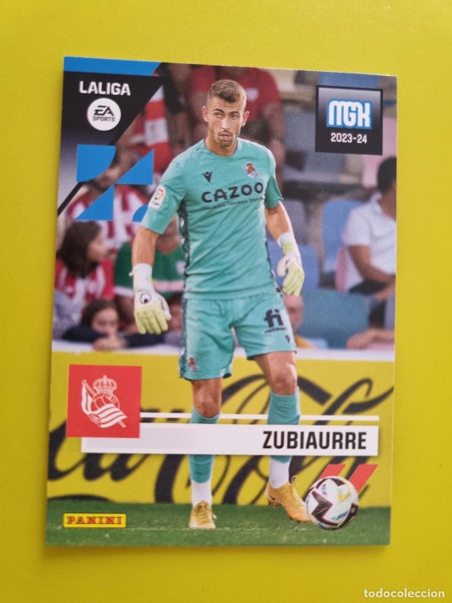 Fu&szlig;ball-Sticker: CROMO FUTBOL MEGACRACKS 309 ZUBIAURRE REAL SOCIEDAD 23 24 2023 2024 AR1026