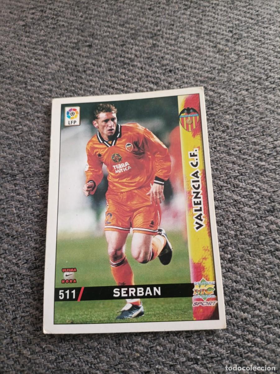 Cromos de f&uacute;tbol: Serban Valencia mundicromo 98/99