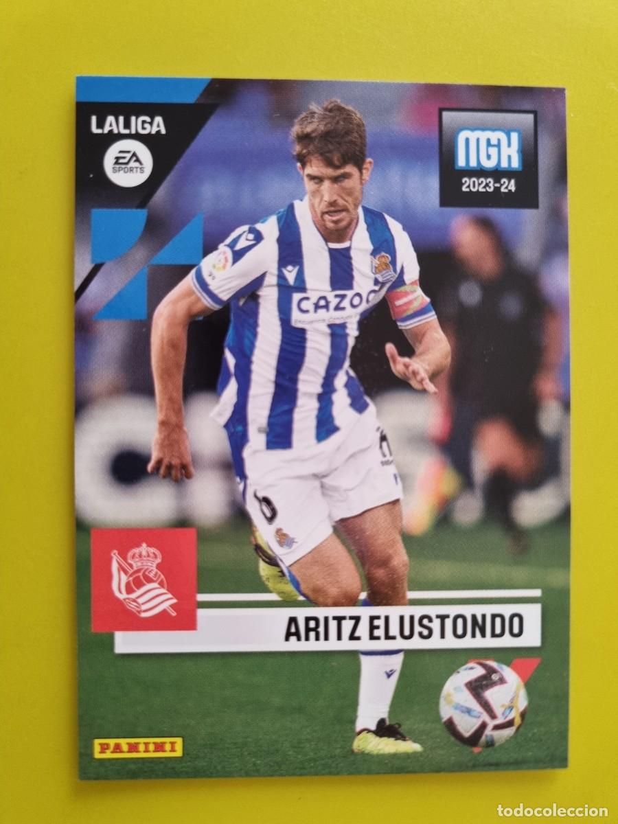 Cromos de f&uacute;tbol: CROMO FUTBOL MEGACRACKS 311 ARITZ ELUSTONDO REAL SOCIEDAD 23 24 2023 2024 AR1026