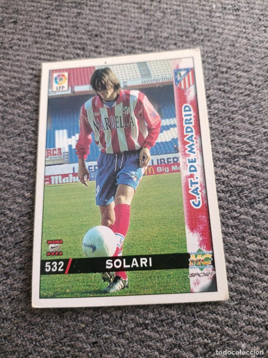 Cromos de f&uacute;tbol: Solari Atl&eacute;tico de Madrid mundicromo 98/99