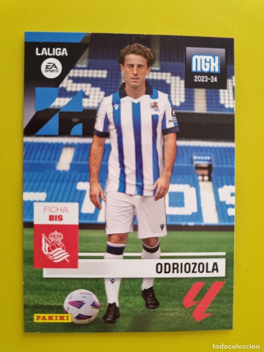 Figurine di Calcio: CROMO FUTBOL MEGACRACKS 311 BIS ODRIOZOLA REAL SOCIEDAD 23 24 2023 2024 AR1026