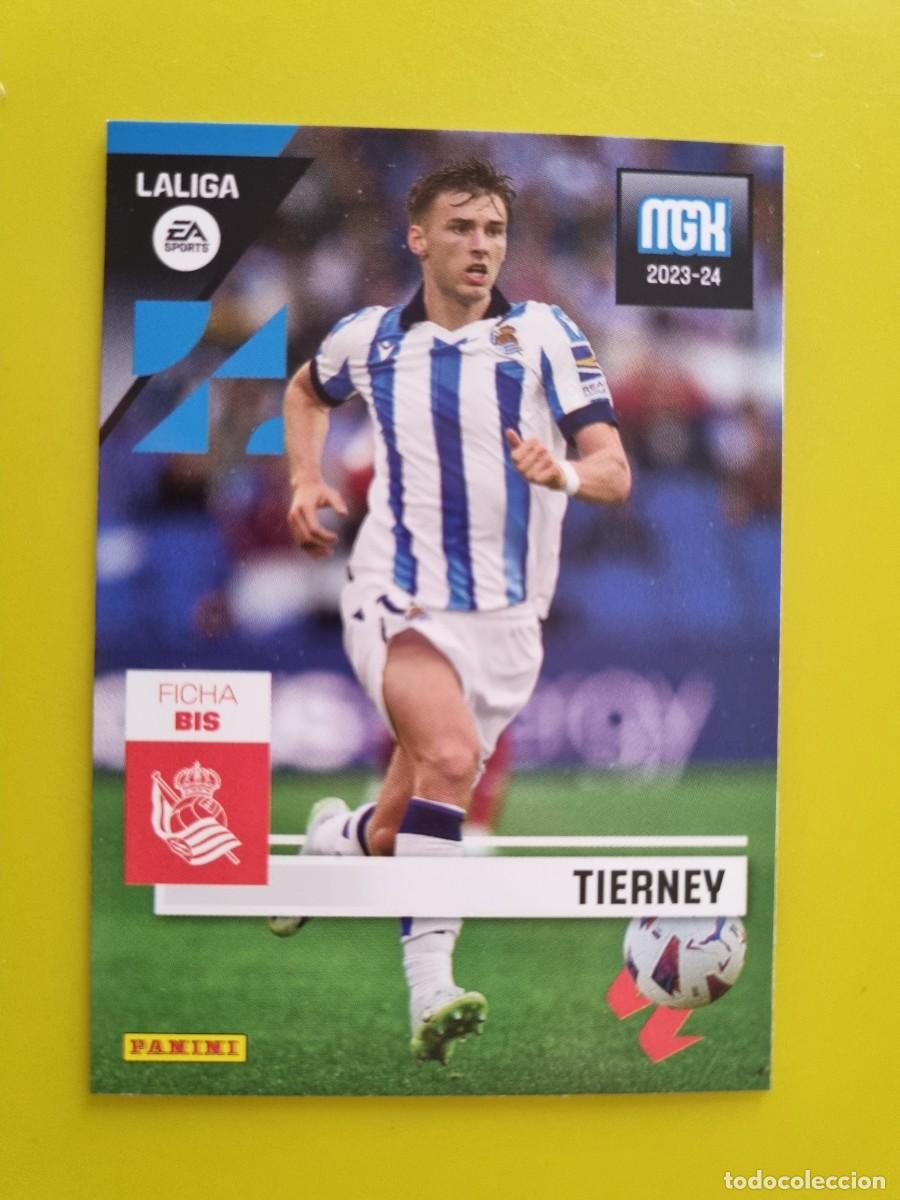 Cromos de f&uacute;tbol: CROMO FUTBOL MEGACRACKS 315 BIS TIERNEY REAL SOCIEDAD 23 24 2023 2024 AR1026