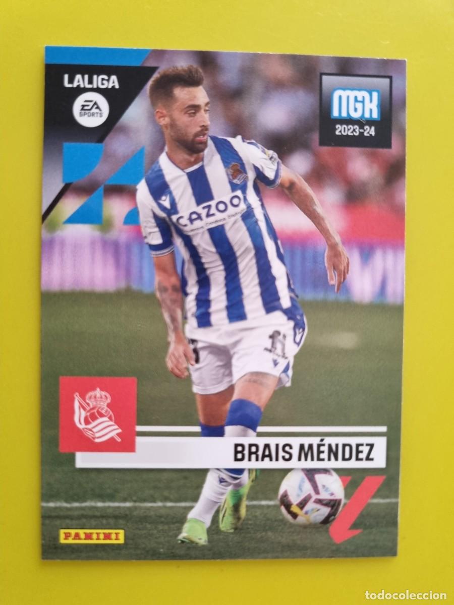 Cromos de f&uacute;tbol: CROMO FUTBOL MEGACRACKS 317 BRAIS MENDEZ REAL SOCIEDAD 23 24 2023 2024 AR1026