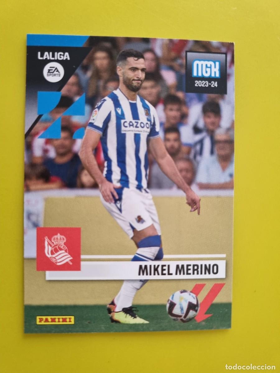 Cromos de f&uacute;tbol: CROMO FUTBOL MEGACRACKS 318 MIKEL MERINO REAL SOCIEDAD 23 24 2023 2024 AR1026
