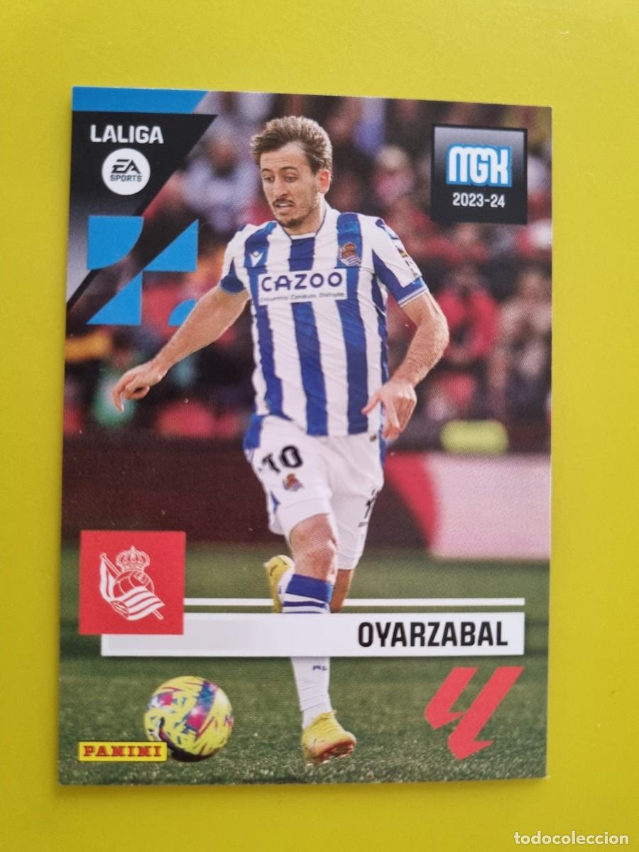Cromos de f&uacute;tbol: CROMO FUTBOL MEGACRACKS 321 OYARZABAL REAL SOCIEDAD 23 24 2023 2024 AR1026