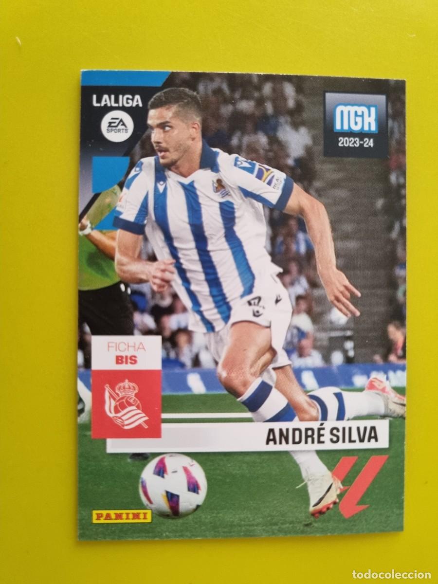 Cromos de f&uacute;tbol: CROMO FUTBOL MEGACRACKS 323 BIS ANDRE SILVA REAL SOCIEDAD 23 24 2023 2024 AR1026