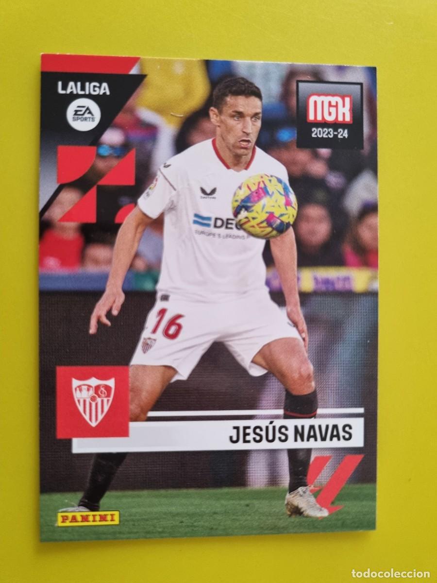 Cromos de f&uacute;tbol: CROMO FUTBOL MEGACRACKS 329 JESUS NAVAS SEVILLA 23 24 2023 2024 AR1026