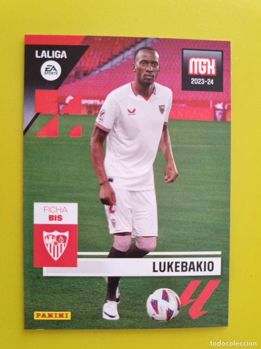 Cromos de f&uacute;tbol: CROMO FUTBOL MEGACRACKS 342 BIS LUKEBAKIO SEVILLA 23 24 2023 2024 AR1026