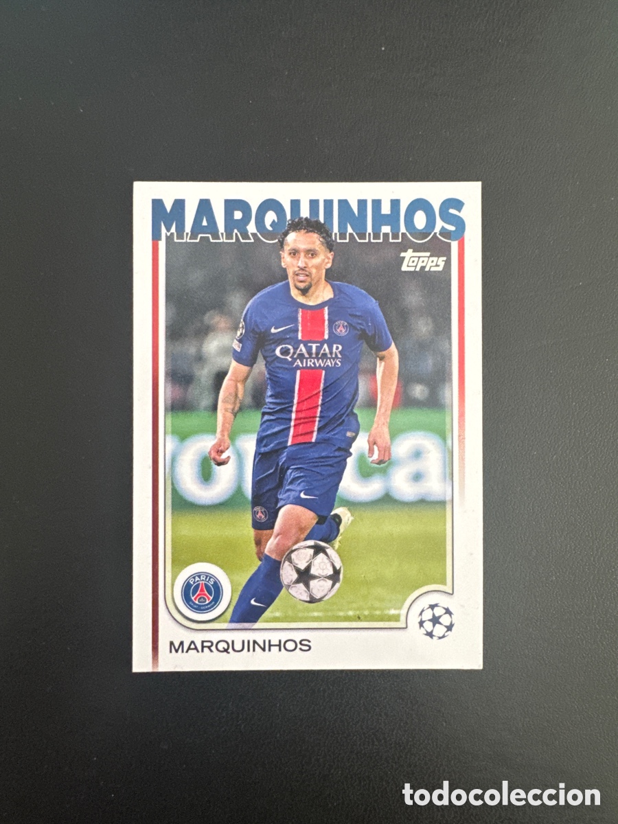 Cromos de f&uacute;tbol: MARQUINHOS PSG N&Uacute;MERO 110 FLAGSHIP 2024 2025