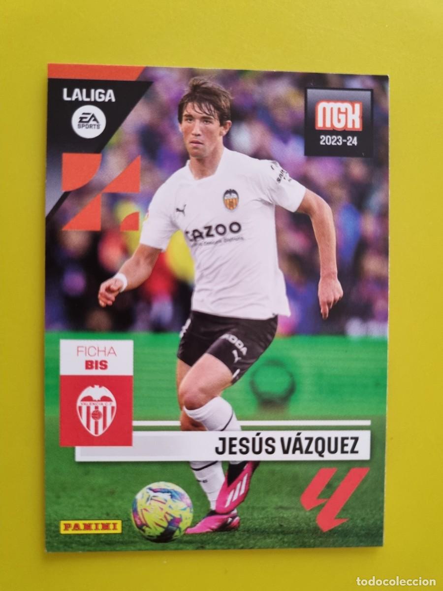 Cromos de f&uacute;tbol: CROMO FUTBOL MEGACRACKS 352 BIS JESUS VAZQUEZ VALENCIA CF 23 24 2023 2024 AR1026