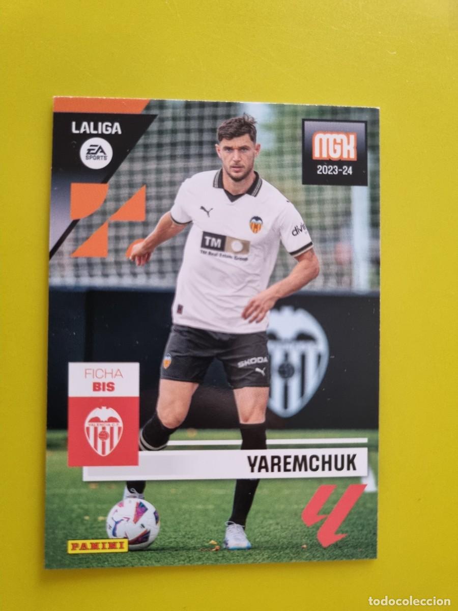 Cromos de f&uacute;tbol: CROMO FUTBOL MEGACRACKS 358 BIS YAREMCHUK VALENCIA CF 23 24 2023 2024 AR1026
