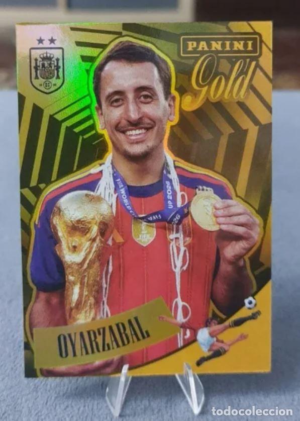 Cromos de f&uacute;tbol: Cromo Panini Gold Mikel Oyarzabal Pasion Espa&ntilde;a Campeones 2026