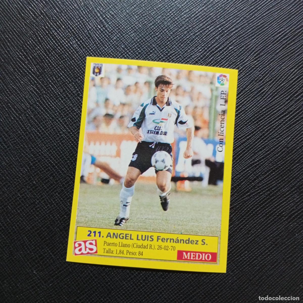 Cromos de f&uacute;tbol: 211 ANGEL LUIS MERIDA AS 1995 1996 CROMO FUTBOL LIGA 95 96 - SIN PEGAR - A96 PG505