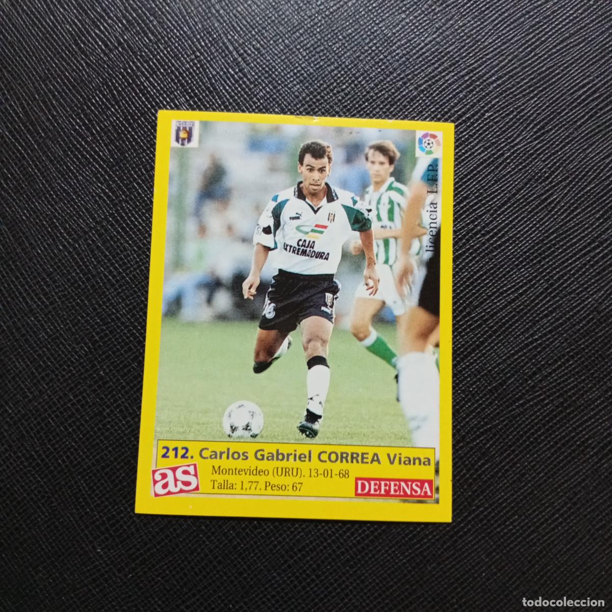 Cromos de f&uacute;tbol: 212 CORREA MERIDA AS 1995 1996 CROMO FUTBOL LIGA 95 96 - SIN PEGAR - A96 PG505