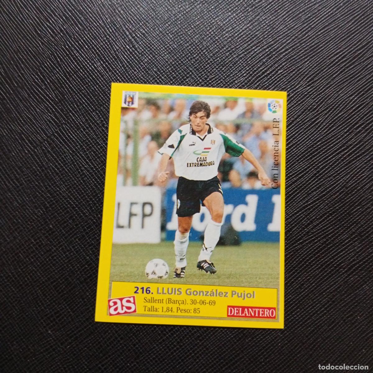 Cromos de f&uacute;tbol: 216 LLUIS MERIDA AS 1995 1996 CROMO FUTBOL LIGA 95 96 - SIN PEGAR - A96 PG514