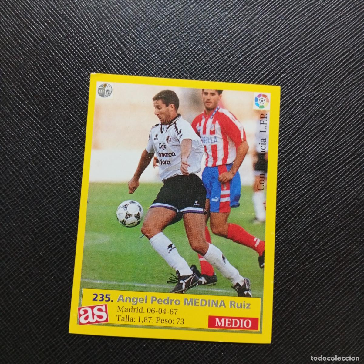 Cromos de f&uacute;tbol: 235 MEDINA SALAMANCA AS 1995 1996 CROMO FUTBOL LIGA 95 96 - SIN PEGAR - A96 PG523