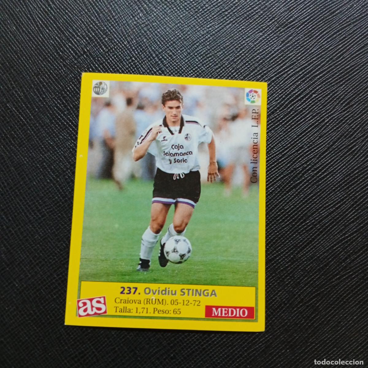 Cromos de f&uacute;tbol: 237 STINGA SALAMANCA AS 1995 1996 CROMO FUTBOL LIGA 95 96 - SIN PEGAR - A96 PG523