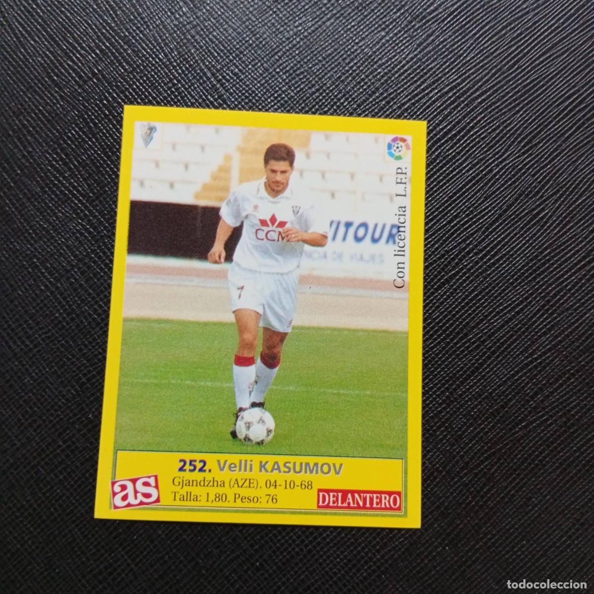 Cromos de f&uacute;tbol: 252 KASUMOV ALBACETE AS 1995 1996 CROMO FUTBOL LIGA 95 96 - SIN PEGAR - A95 PG64