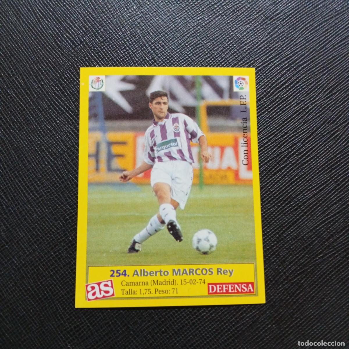 Cromos de f&uacute;tbol: 254 MARCOS VALLADOLID AS 1995 1996 CROMO FUTBOL LIGA 95 96 - SIN PEGAR - A95 PG82