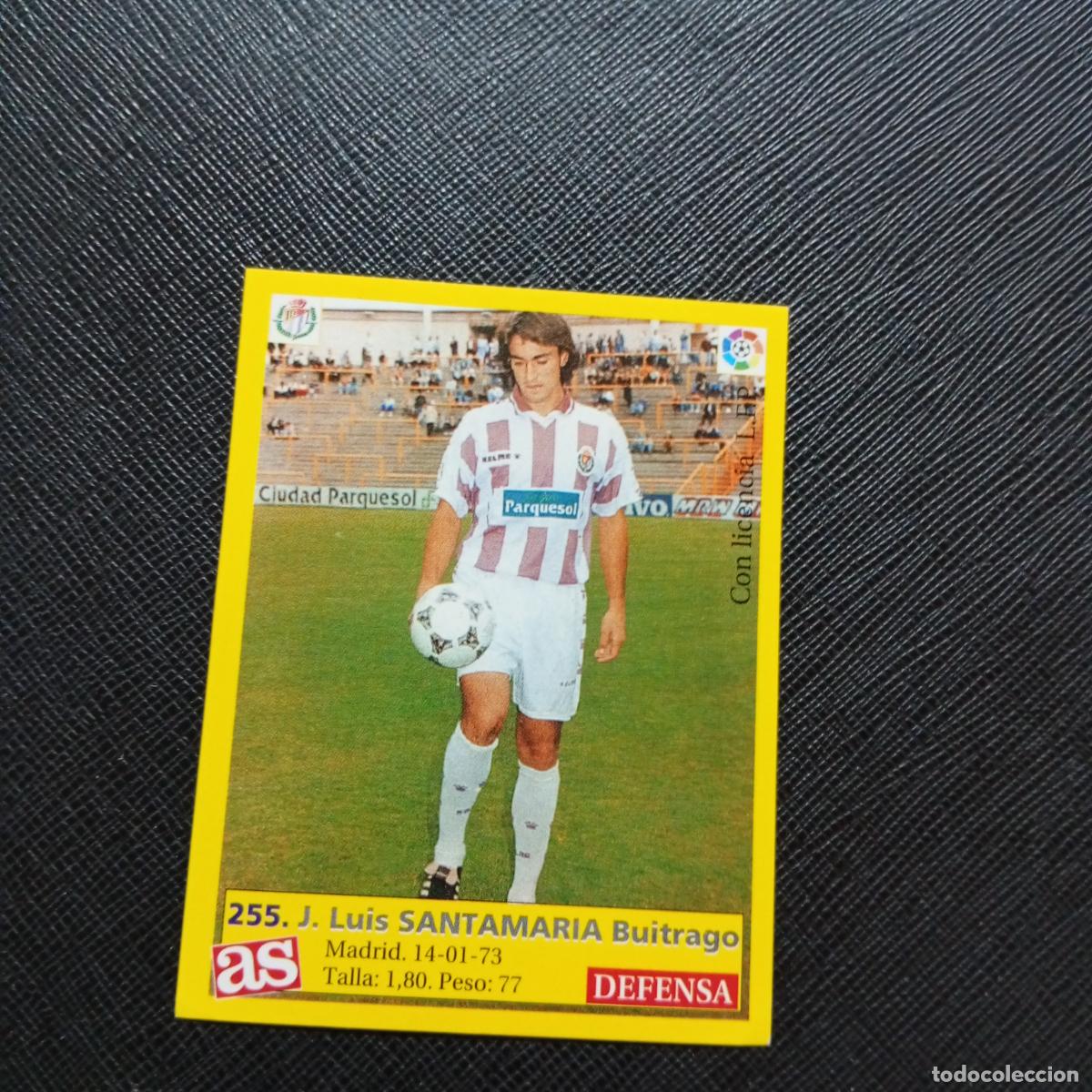 Cromos de f&uacute;tbol: 255 SANTAMARIA VALLADOLID AS 1995 1996 CROMO FUTBOL LIGA 95 96 - SIN PEGAR - A95 PG82