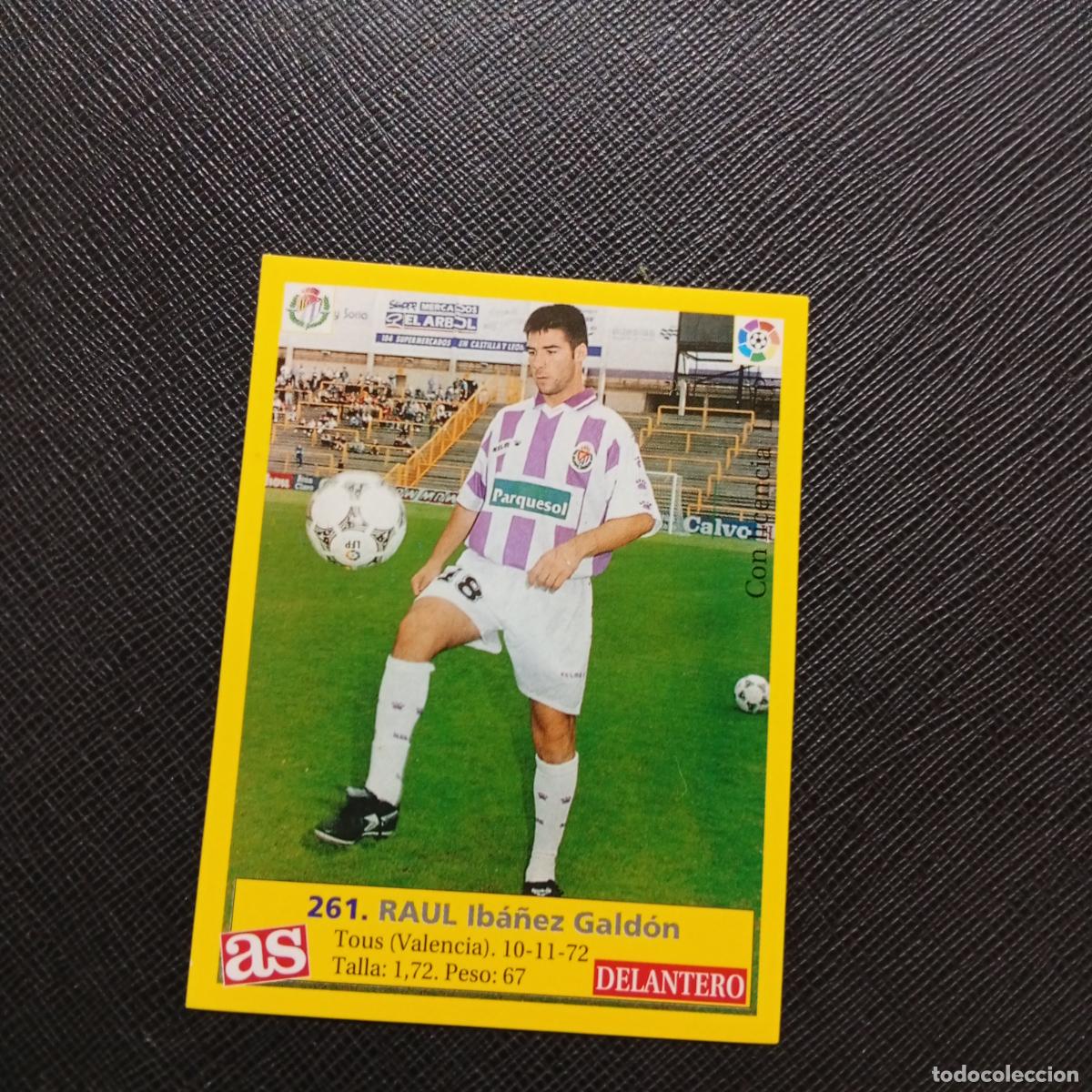 Cromos de f&uacute;tbol: 261 RAUL VALLADOLID AS 1995 1996 CROMO FUTBOL LIGA 95 96 - SIN PEGAR - A95 PG136