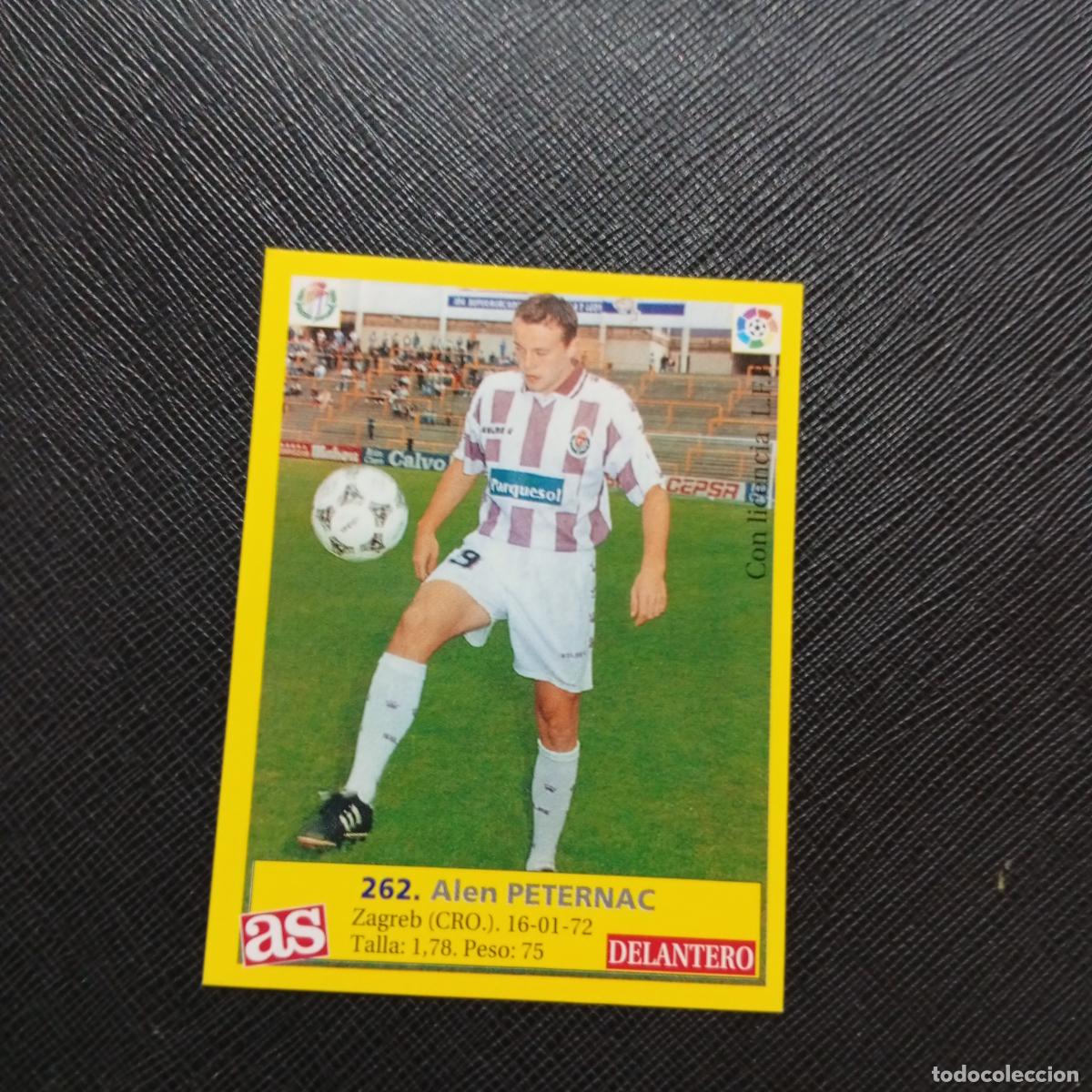 Cromos de f&uacute;tbol: 262 PETERNAC VALLADOLID AS 1995 1996 CROMO FUTBOL LIGA 95 96 - SIN PEGAR - A95 PG145