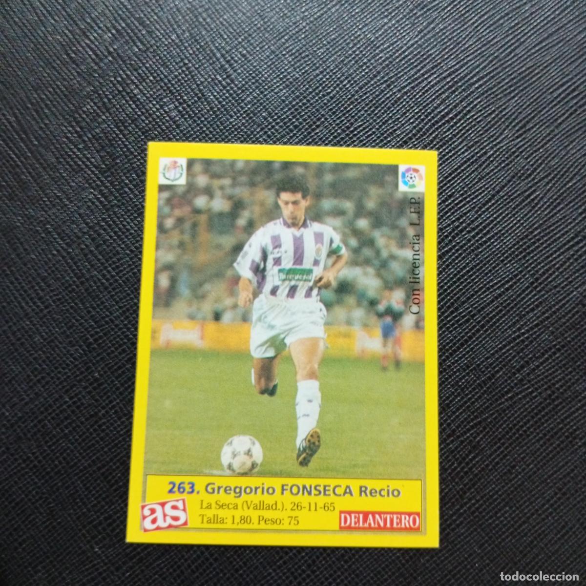 Cromos de f&uacute;tbol: 263 FONSECA VALLADOLID AS 1995 1996 CROMO FUTBOL LIGA 95 96 - SIN PEGAR - A95 PG145