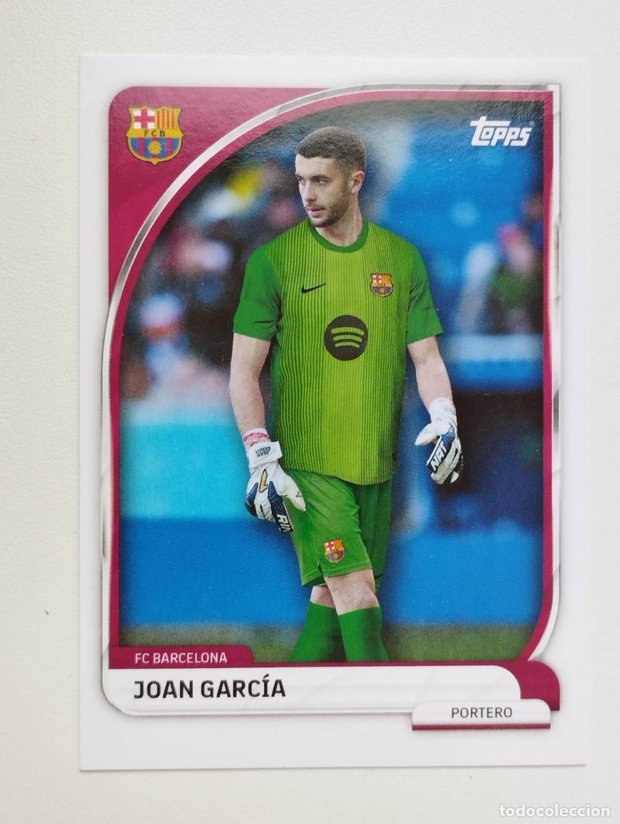 Cromos de f&uacute;tbol: CROMO CARD TOPPS COLLECTOR TIN SET 2025 FC BARCELONA 1 JOAN GARCIA